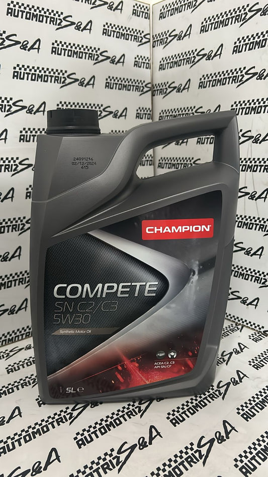 ACEITE CHAMPION COMPETE 5W-30 5L