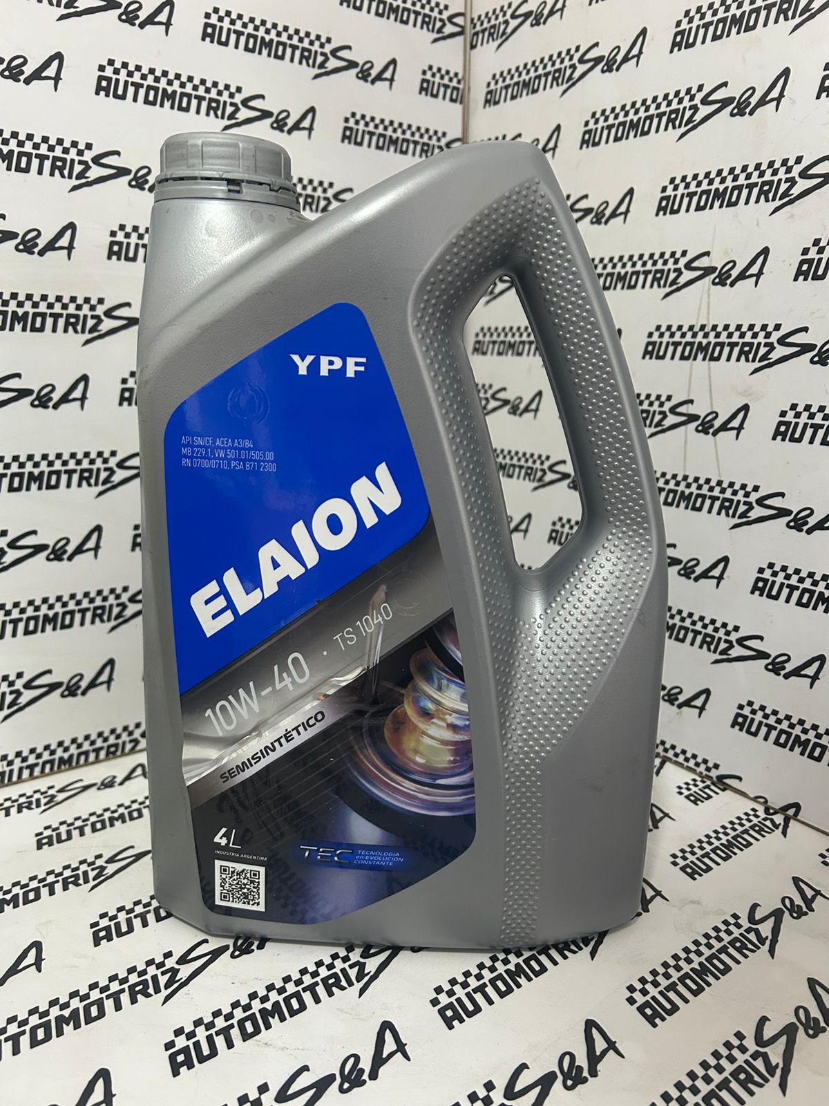 ACEITE YPF ELAION 10W-40 4L